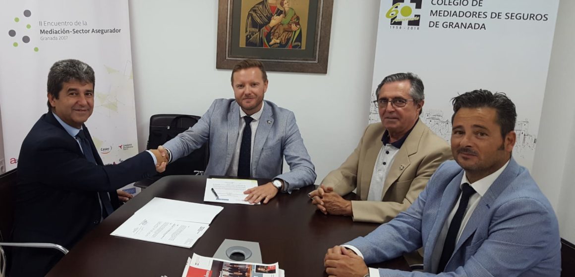 El Colegio de Mediadores de Seguros de Granada y Pelayo Seguros renuevan su acuerdo institucional por un año