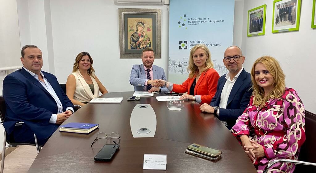 Nuevo acuerdo de colaboración entre el Colegio  de Mediadores de Seguros de Granada  y Zurich Seguros