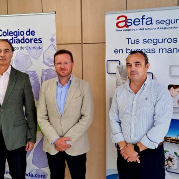 El Colegio de Mediadores de Seguros de Granada y Asefa Seguros firman en Sevilla la renovación del convenio de colaboración por el que unen esfuerzos un año más