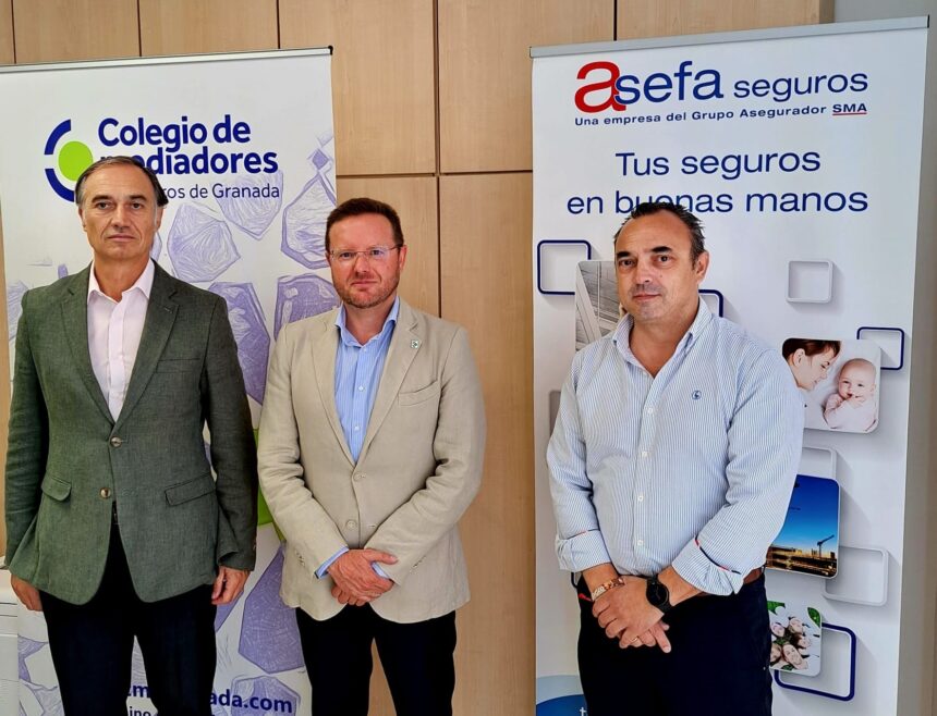 El Colegio de Mediadores de Seguros de Granada y Asefa Seguros firman en Sevilla la renovación del convenio de colaboración por el que unen esfuerzos un año más