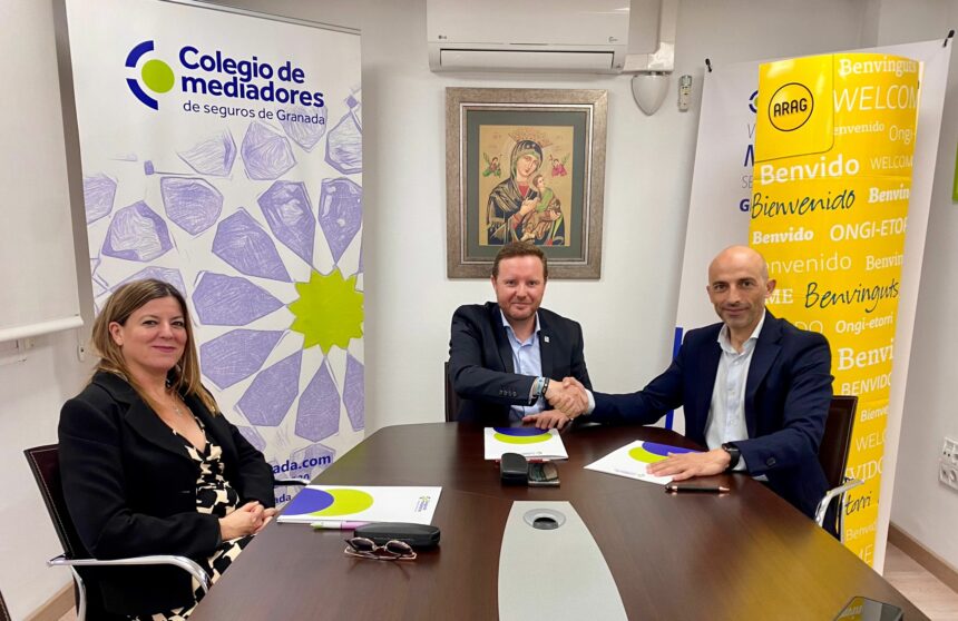 El Colegio de Mediadores de Seguros de Granada y ARAG Seguros, renuevan su colaboración por un año más